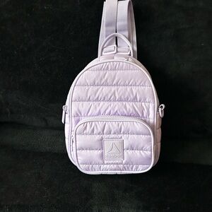 Reebok Quilted Mini Backpack in Lavender